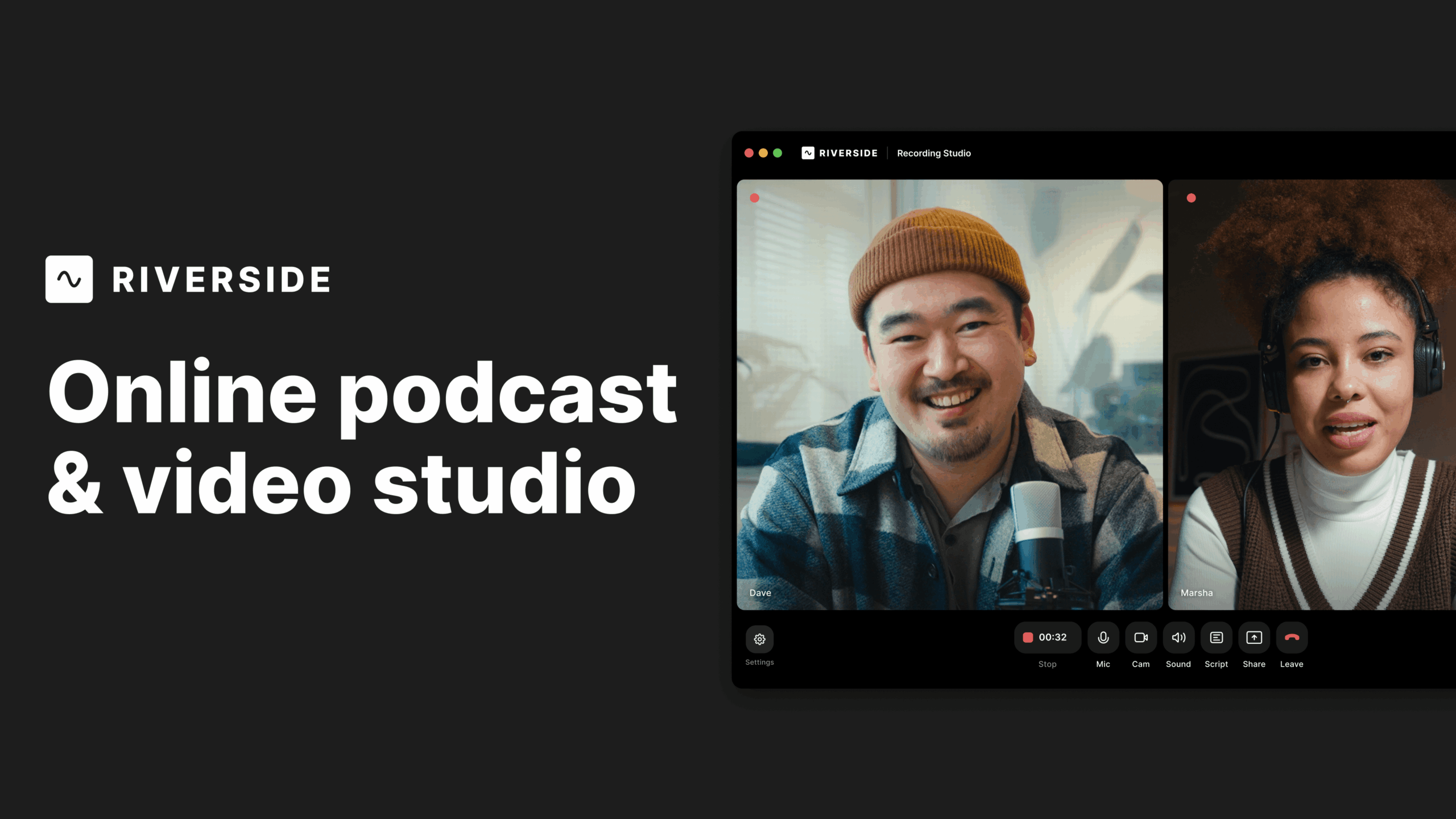 How to start a video podcast with Riverside